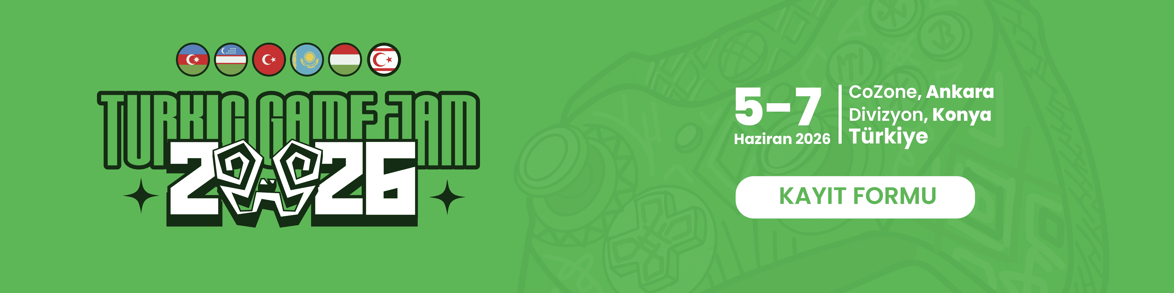 Turkic Game Jam — kayıt formu başlığı
